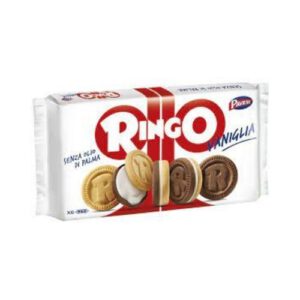 Pavesi Ringo keksz vaníliás töltelékkel 330g