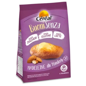 Céreal Mandulás Madeleine TEJ – CUKOR- GLUTÉNMENTES 180g